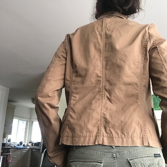 Aeropostale cotton brown blazer medium - Picture 5 of 16